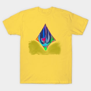 Abstract part of universe in colours T-Shirt